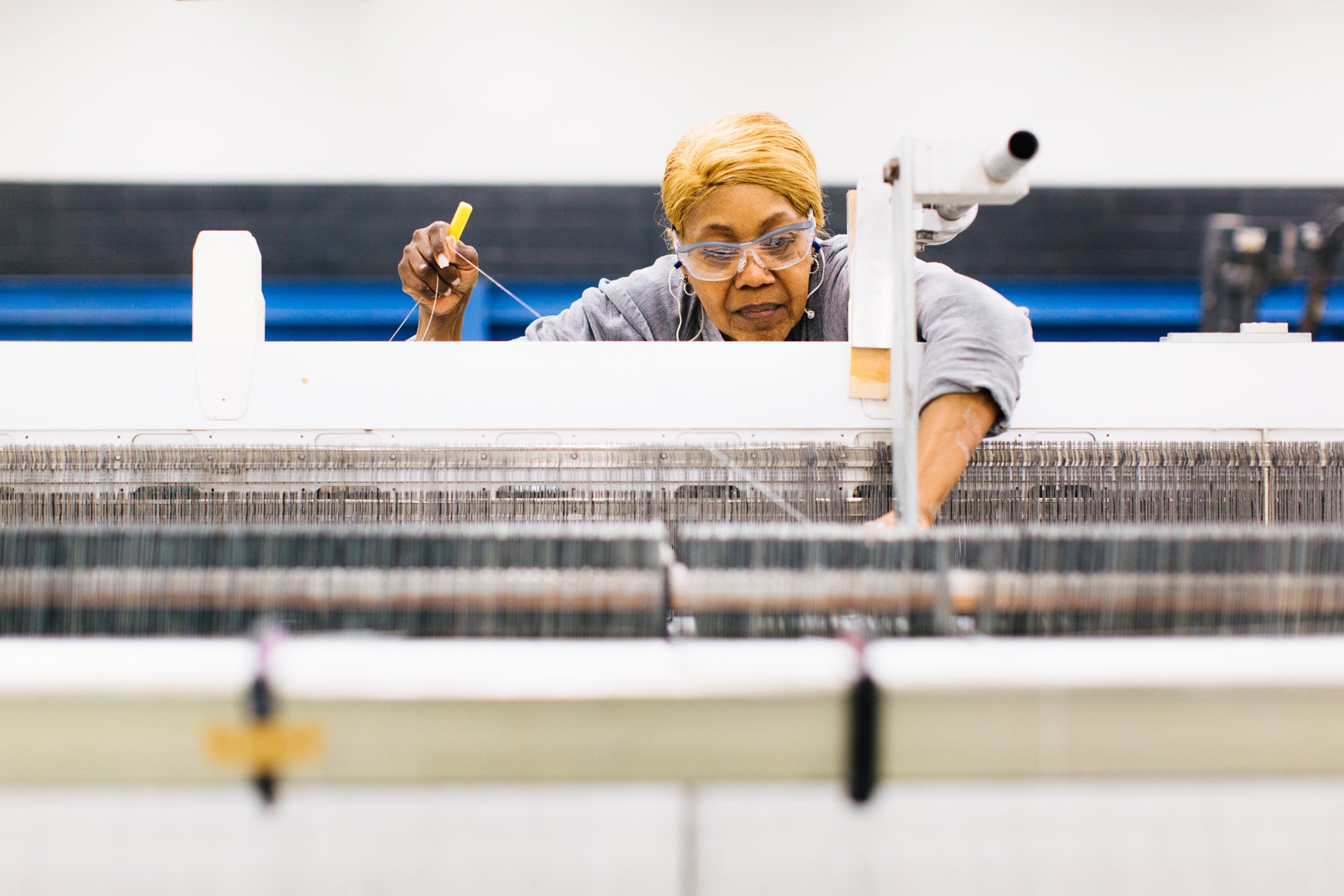woman working in weaving plant 3-1